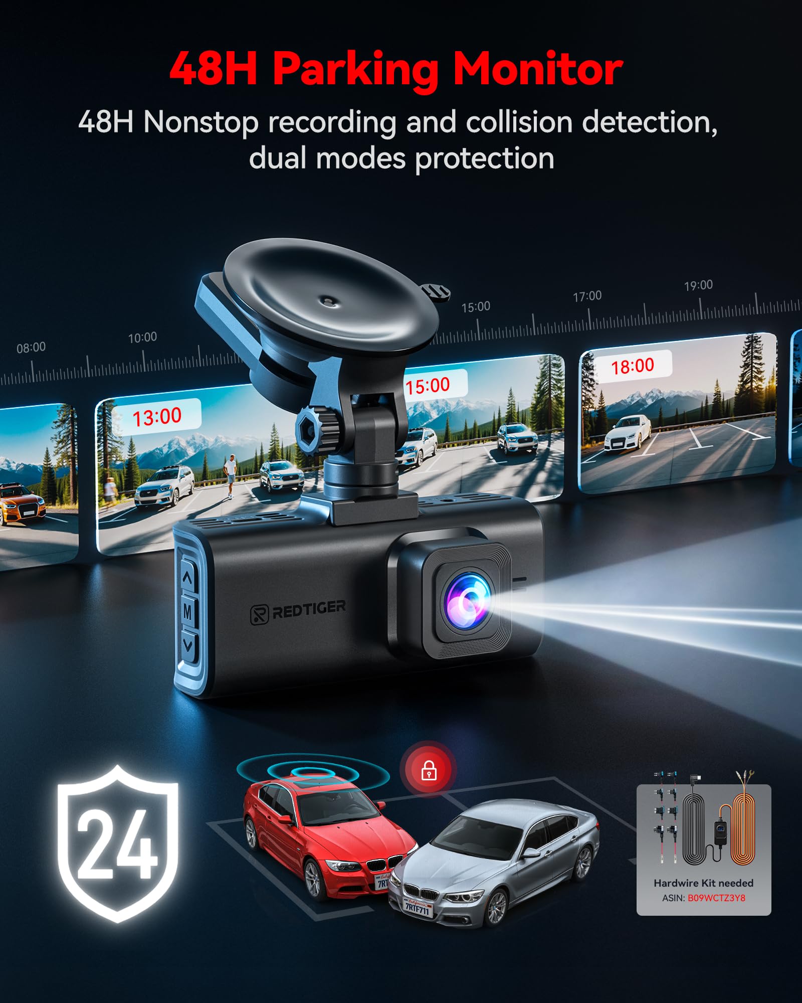 4K STARVIS 2 Dash Cam with GPS & Touch Screen