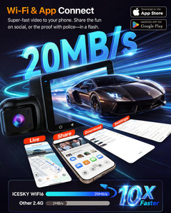 4-Channel 360° 4K Dash Cam with GPS & IR Night Vision
