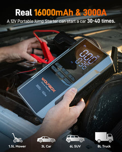 Jump Starter with Air Compressor & Fast Charging