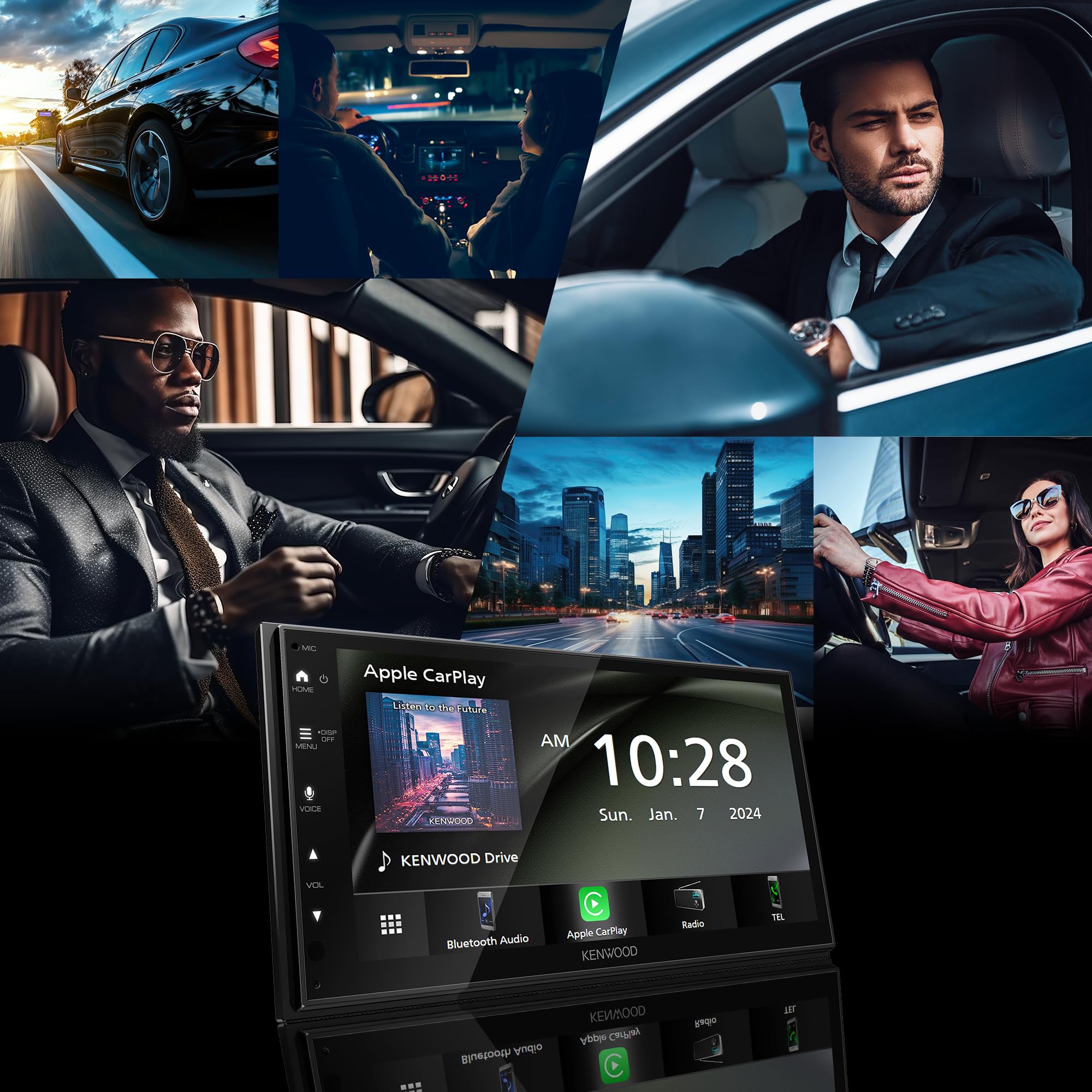 6.8" Car Stereo with CarPlay & Android Auto