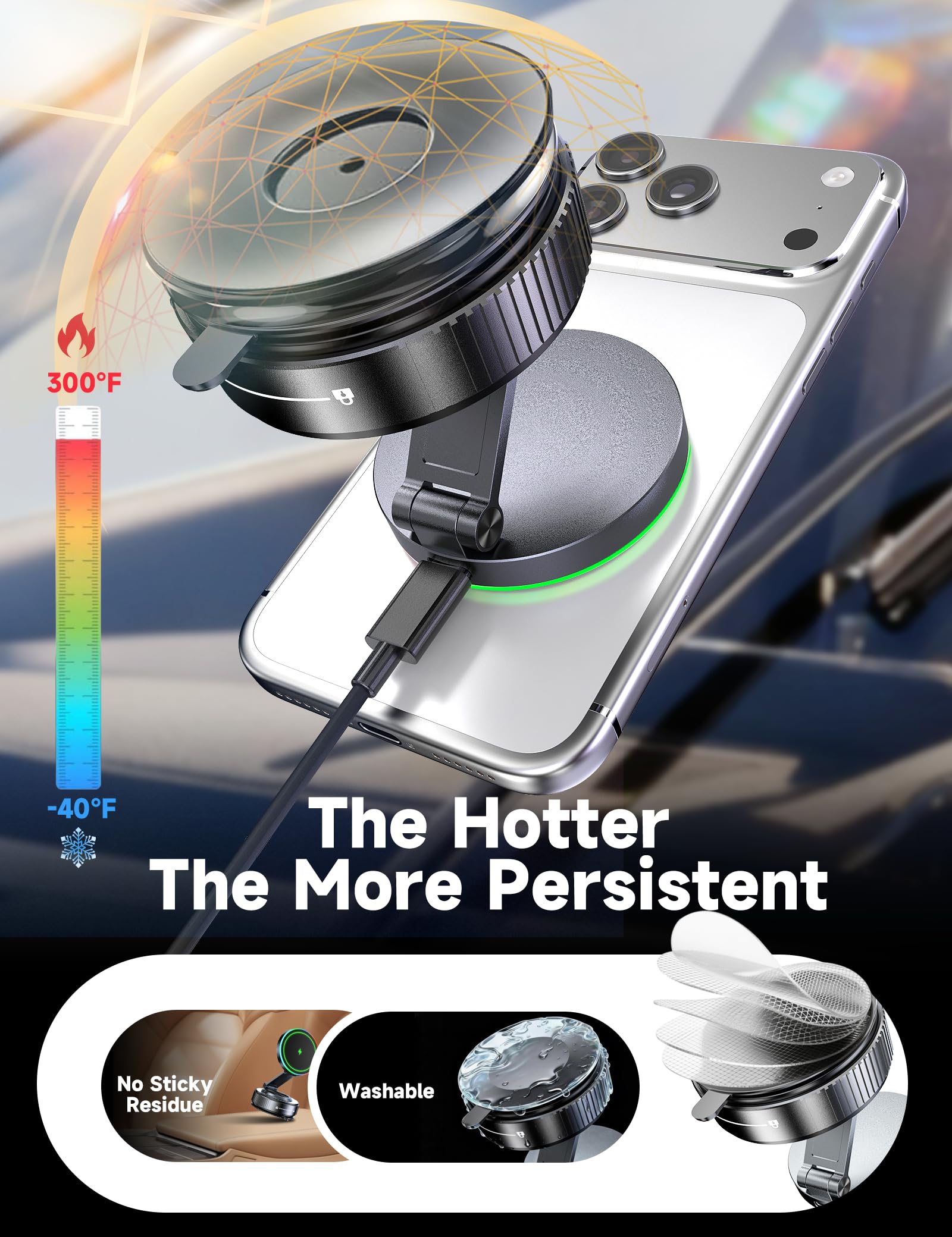 visnfa for Magsafe Car Mount Charger