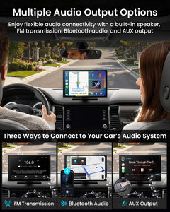 11" Wireless CarPlay Screen with 4K Dash Cam