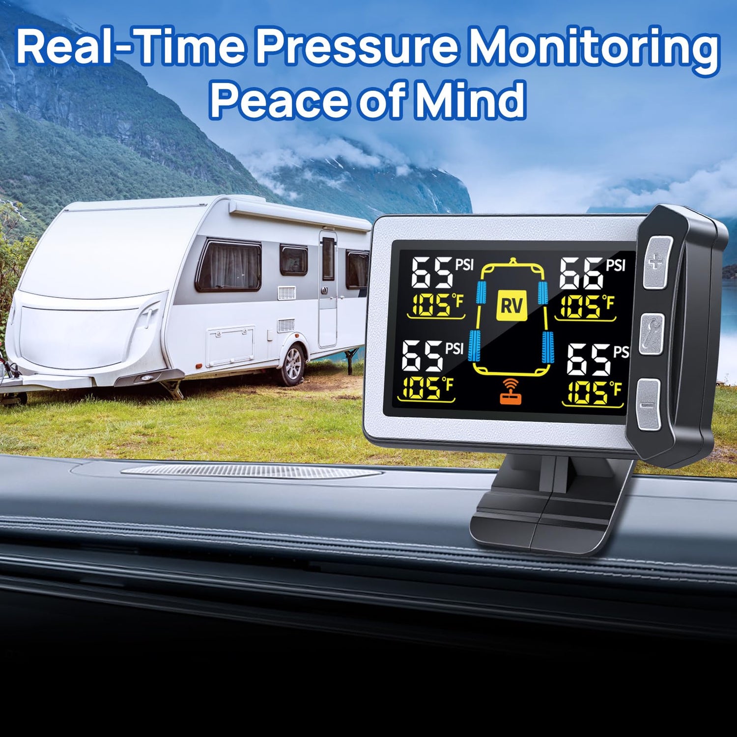 RV TPMS with Color Display & 2 Sensors