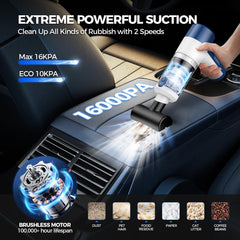 4-in-1 Cordless Car Vacuum & Air Duster