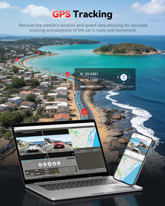 4K Dual Dash Cam with STARVIS 2 & GPS