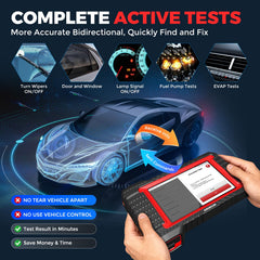 Bidirectional OBD2 Scanner with Full System Diagnostics
