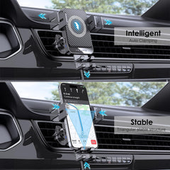 15W Auto-Clamping Wireless Car Charger Mount