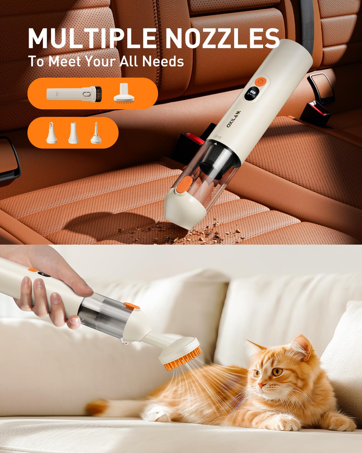 OXILAM Car Vacuum Handheld Vacuum