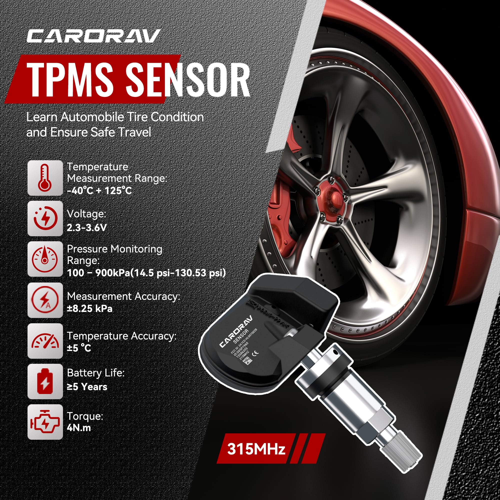 TPMS Sensor for GM Chevy GMC Cadillac & Buick