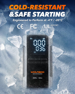 Jump Starter with Air Compressor & Fast Charging